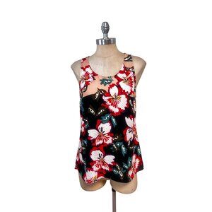 Cabi #5542 Hibiscus Blouse Size Medium